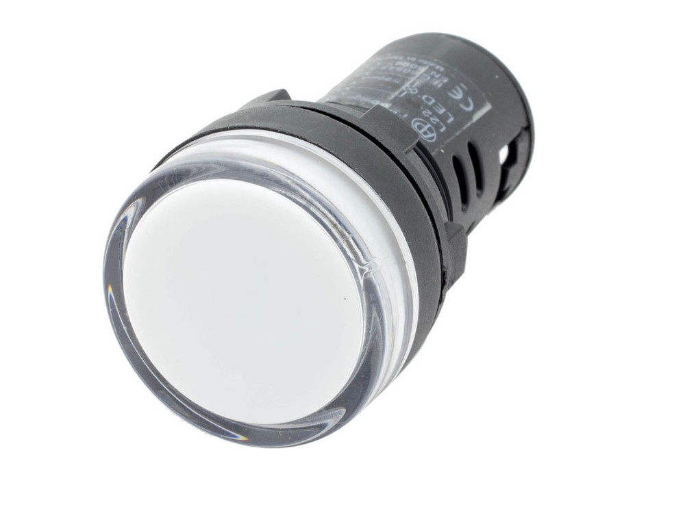 L22 ATI White LED Pilot Panel Indicator Light 22mm 220V AC