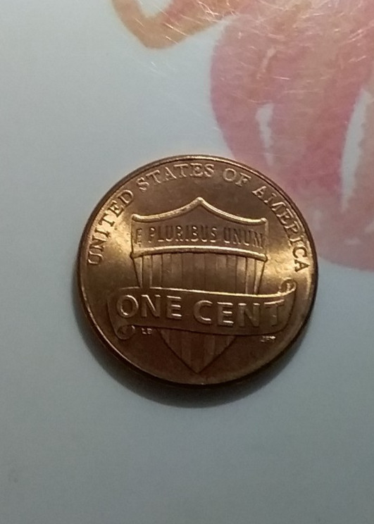 2017 P lincoln cent penny