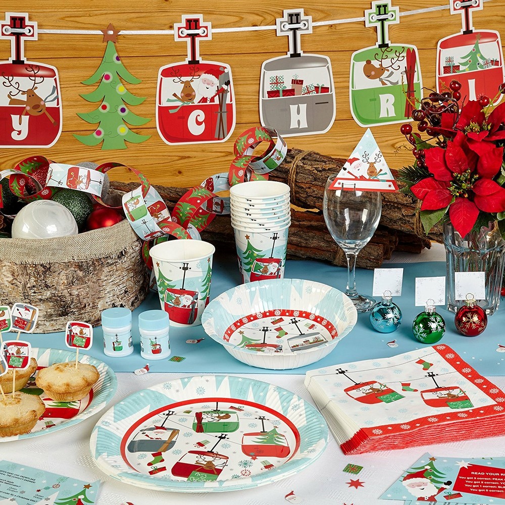 Festone Natalizio con scritta Merry Christmas