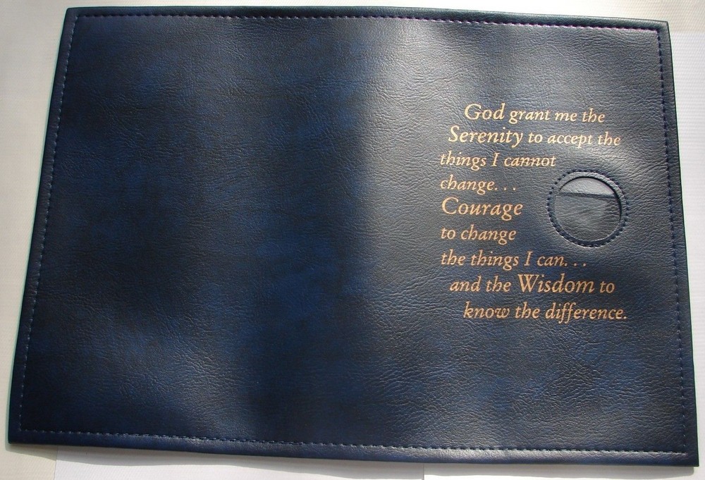 Narcotics Anonymous Basic NA Text Blue Serenity Prayer Book COVER 6th Edition