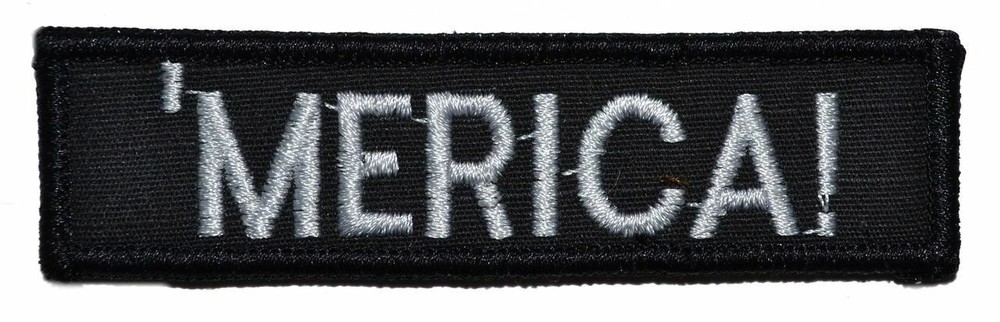 Merica 1x3.75 Military//Police Patch Hook Backing