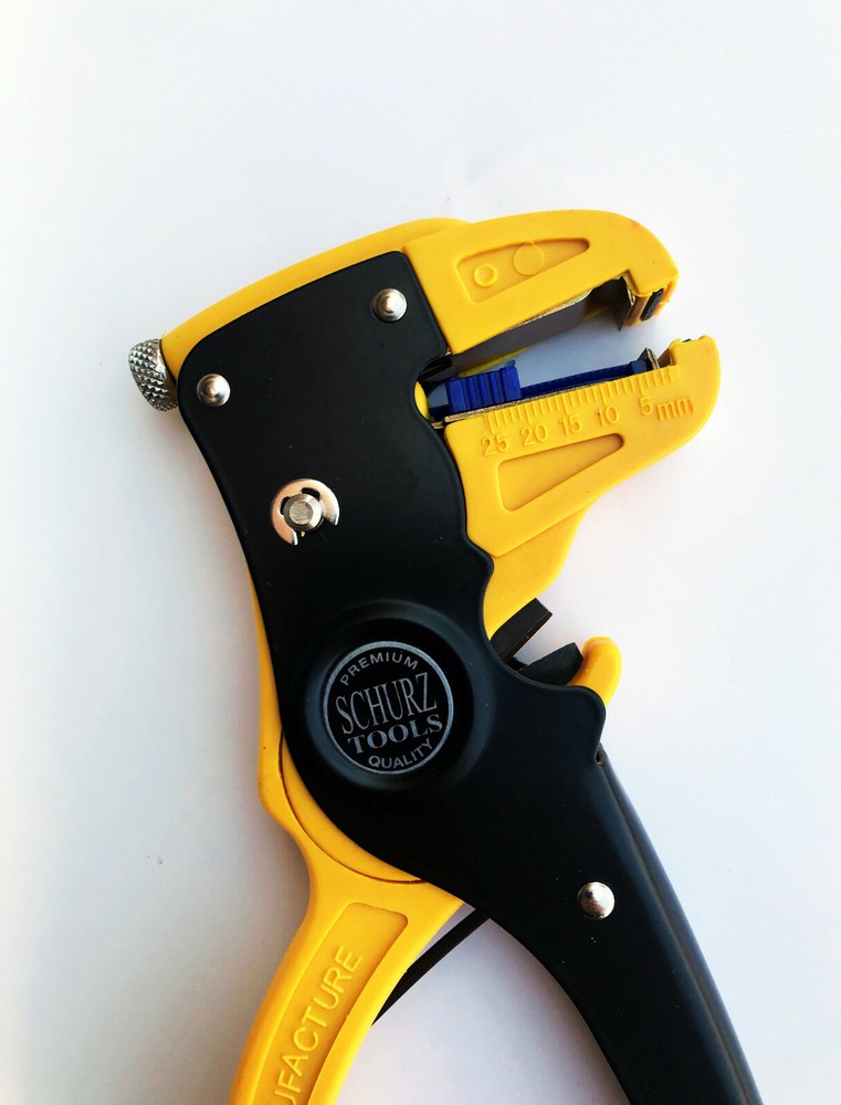 SCHURZ TOOL H.D. Self Adjustable Automatic Electrical Wire Stripper with Cutter