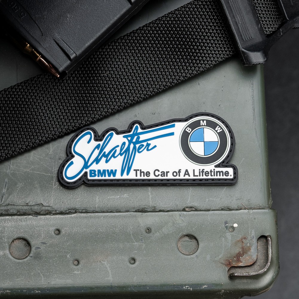 Ashley Schaeffer BMW PVC Morale Patch