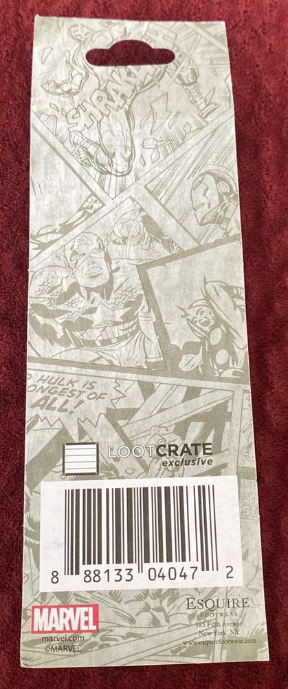 Marvel Comics Shoelaces Printed Multi Colored 48” Superhero Loot Crate Exclusive