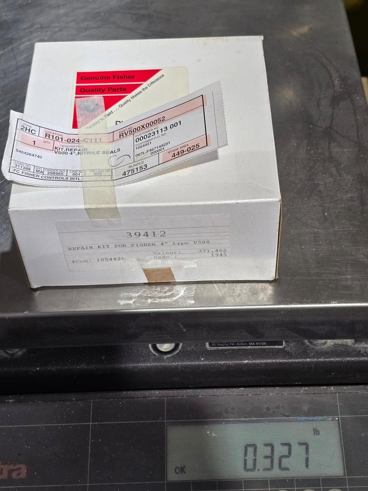 FISHER RV500X00052 REPAIR KIT, 4" TYPE V500