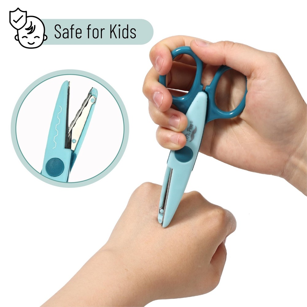 Mr. Pen Craft Scissors - Decorative Edge, 6 Pack, Zig Zag, Sunny Meadows