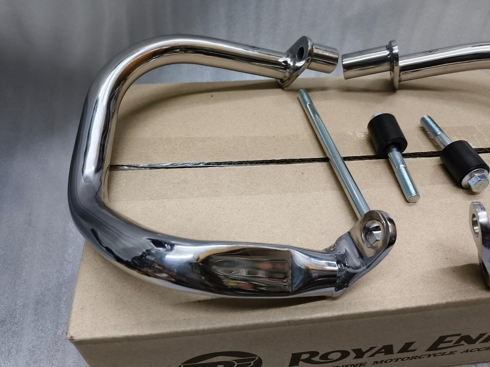 Royal Enfield Bear 650 Interceptor GT 650 Compact Engine Guard Silver 1990503