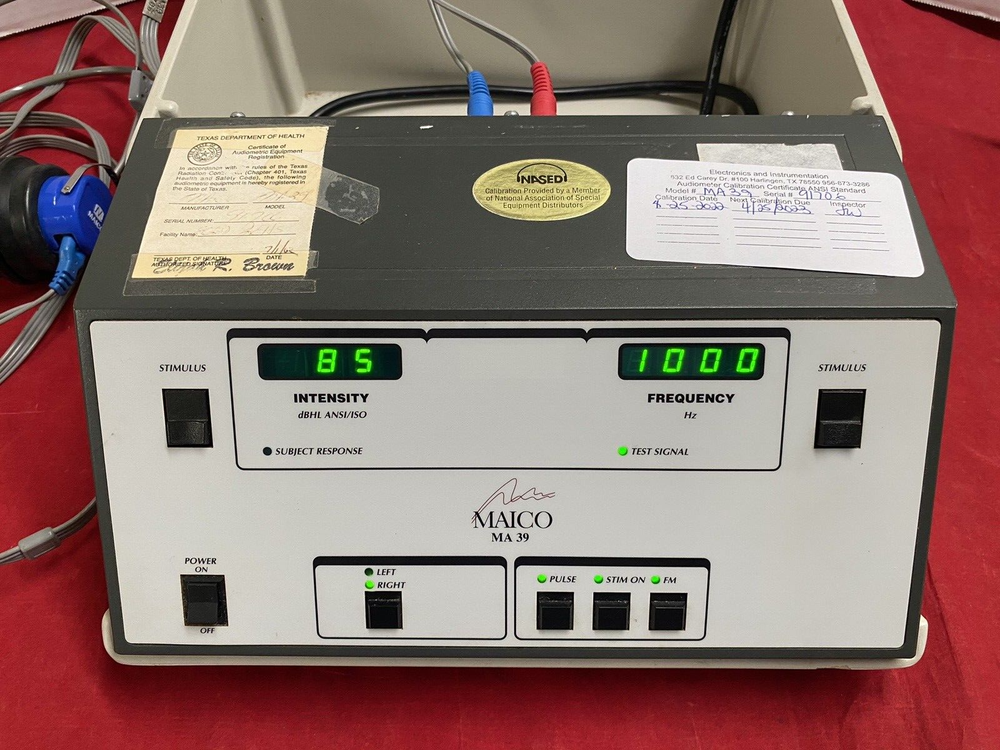 Maico MA 39 Audiometer Hearing Instrument