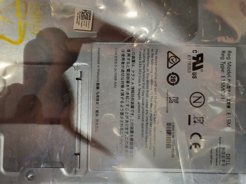 DELL E15M E15M CONTROLLER 16G-FC-4 E15M001