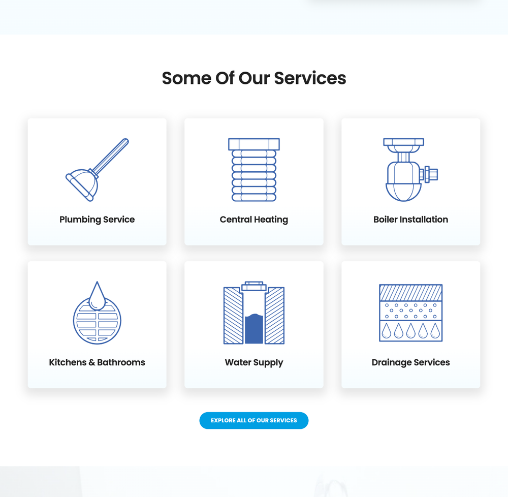 Plumber Website Design with Free VPS Web Hosting and Installation