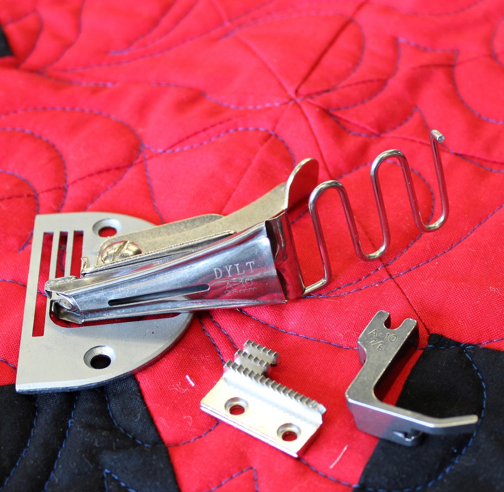 Professional 26 mm Binding Attachment - Folder, Foot & Feed dogs - Mask Making