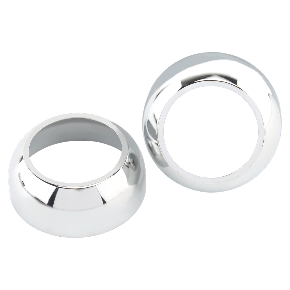 Chrome Front Fork Boot Cap Covers 41mm For Harley Softail FXST FXSTB FXSTC FXDWG