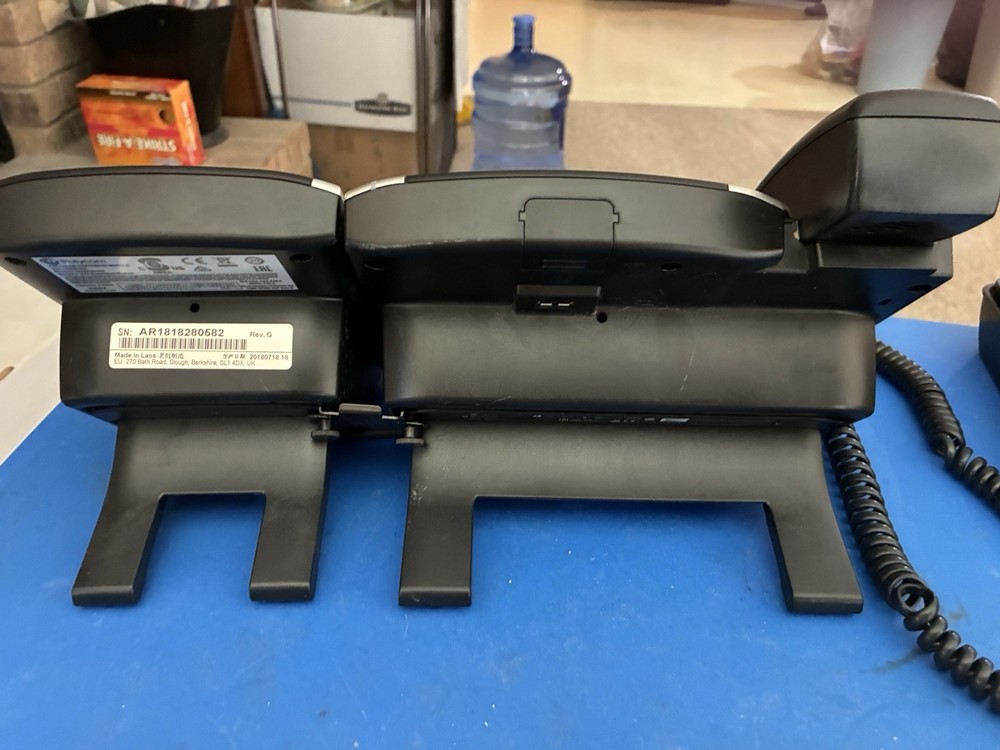 POLYCOM VVX 400 MEDIA PHONE SYSTEM W/18 MORE UNITS AND OPERATOR BASE