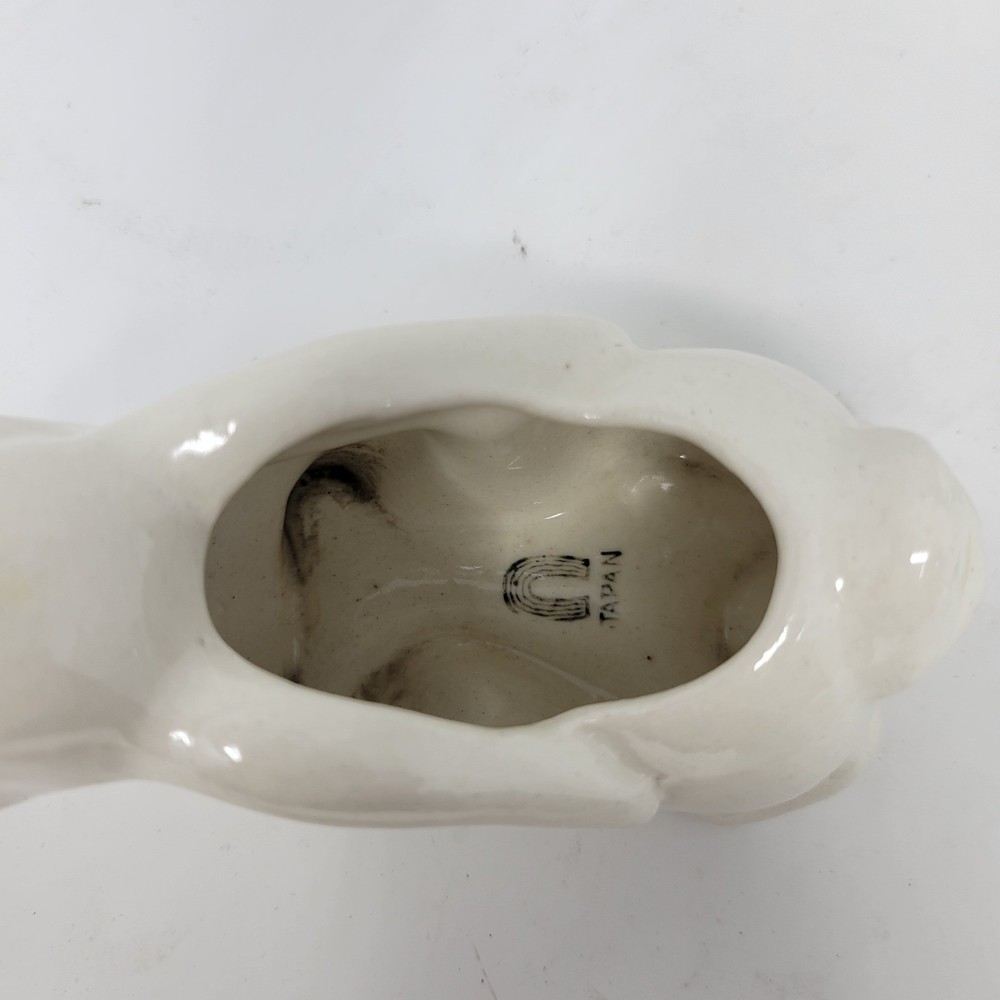 Ceramic Bunny Planter Pot Easter Spring Tabletop Decor Japan