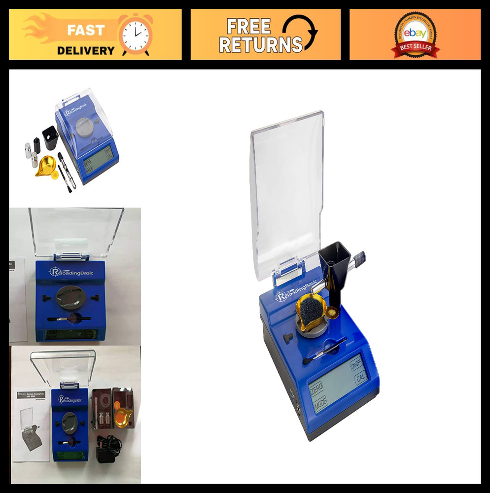 Precision Electronic Reloading Powder Scale - 2000g Capacity, Accurate Weighing
