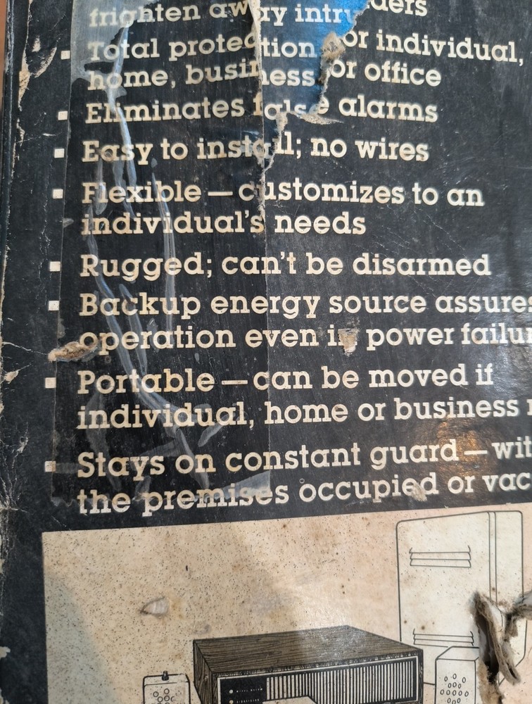 Watchman Security System Vintage