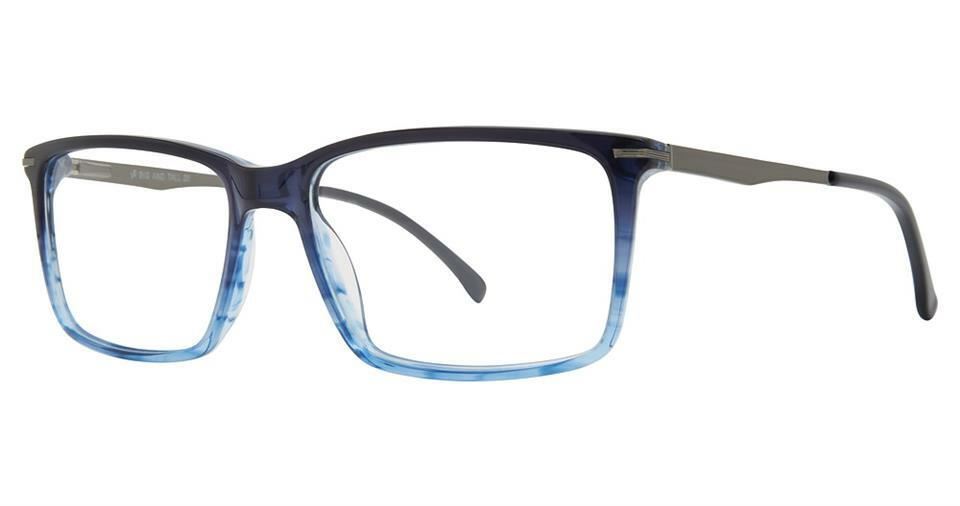 Big and Tall 20 Designer Blue Light Blocking Filter Reading Glasses Navy Blue 60