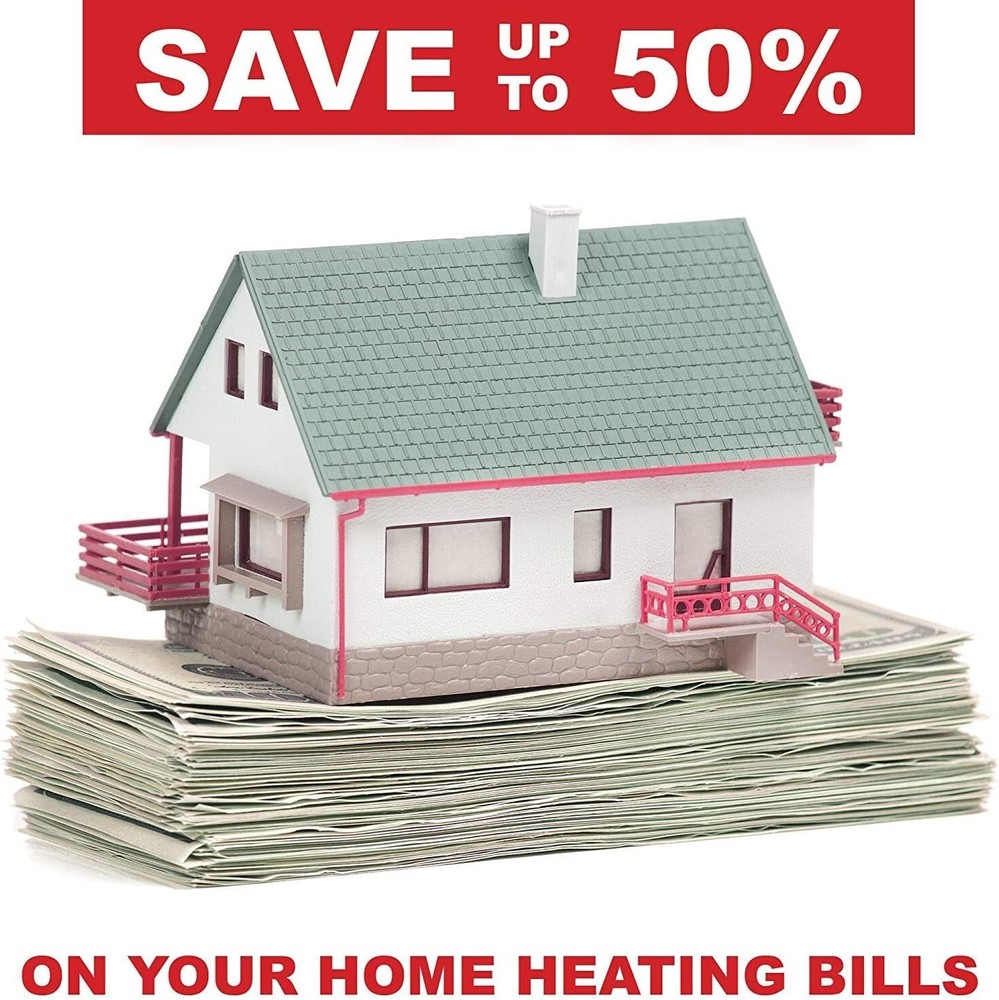 EconoHome Wall Mount Space Heater Panel - with Thermostat - 600 Watt