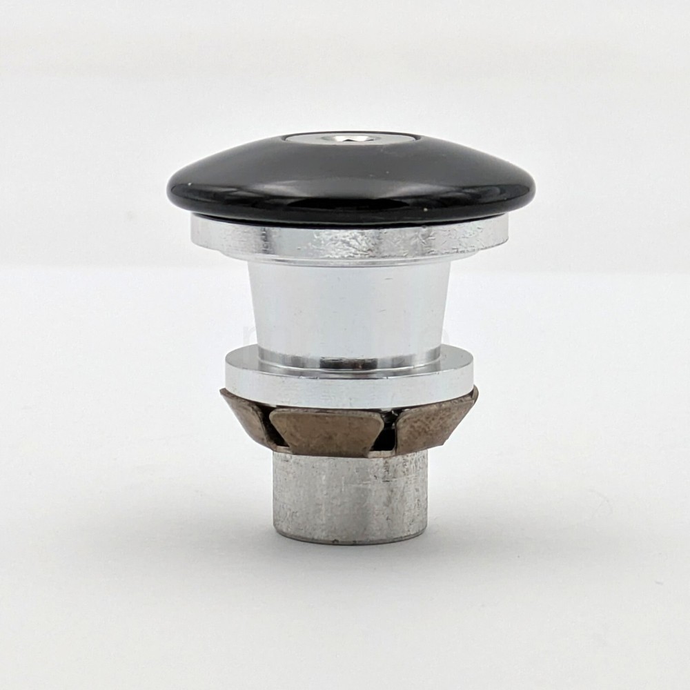 Bike Fork Steerer compressor/Expander plug W/ carbon Top Cap 1 1/8" Silver