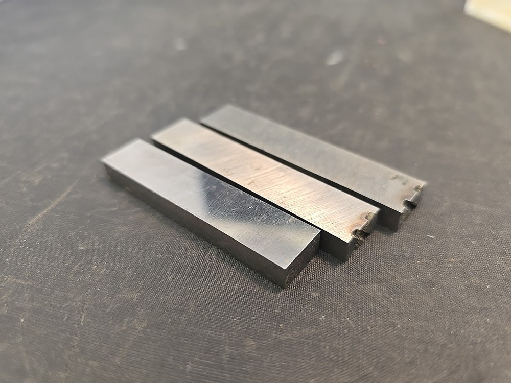 (3)   1/4" x 1/2" Lathe Cutting Bits Blank HSS High Speed Steel Rectangular