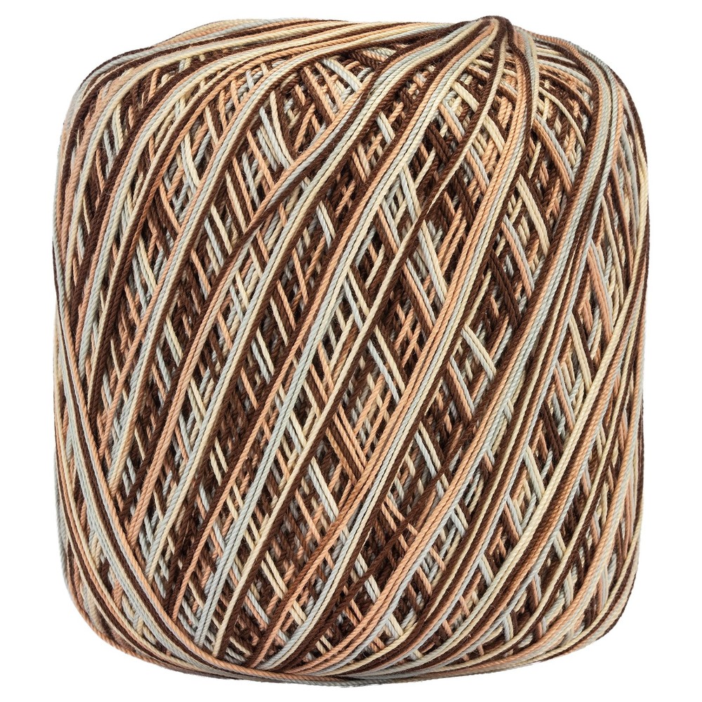 Aunt Lydia Classic Crochet Thread, Shaded Brown