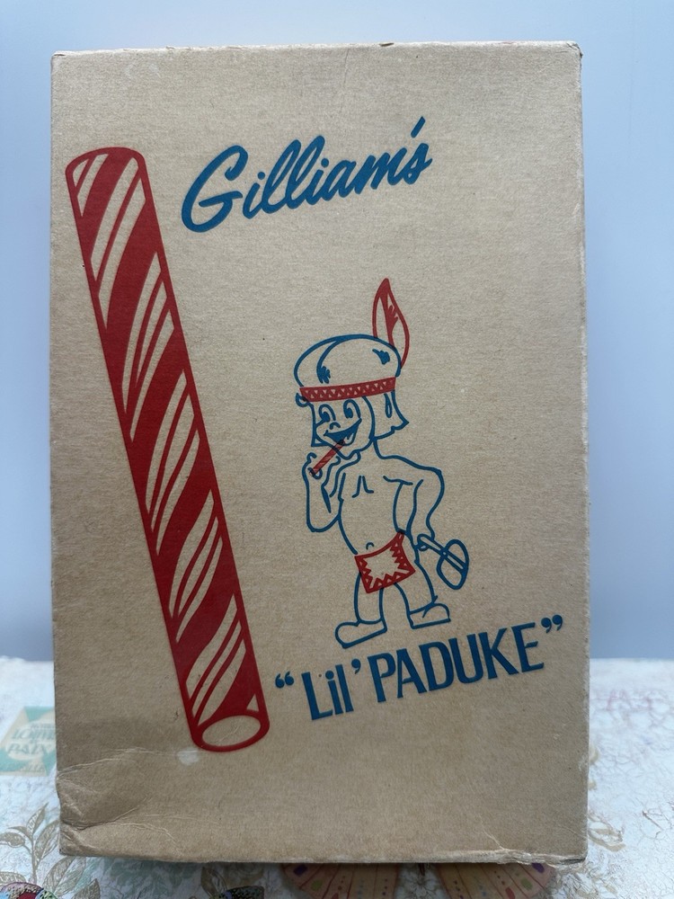 Vintage Gilliam’s “Lil’ PADUKE” Watermelon Candy Stick Box - Empty