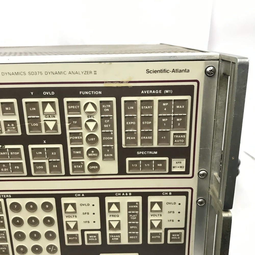 Scientific Atlanta SD375 Spectral Dynamics Analyzer II, Untested Powers On