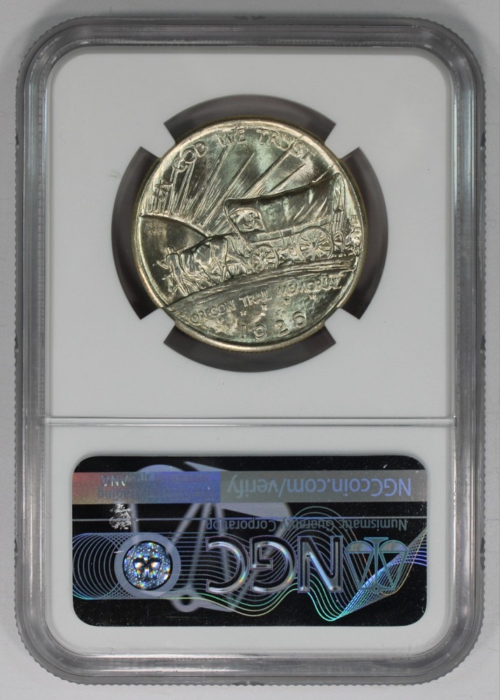 1926 Oregon Trail Commemorative Half Dollar NGC MS65