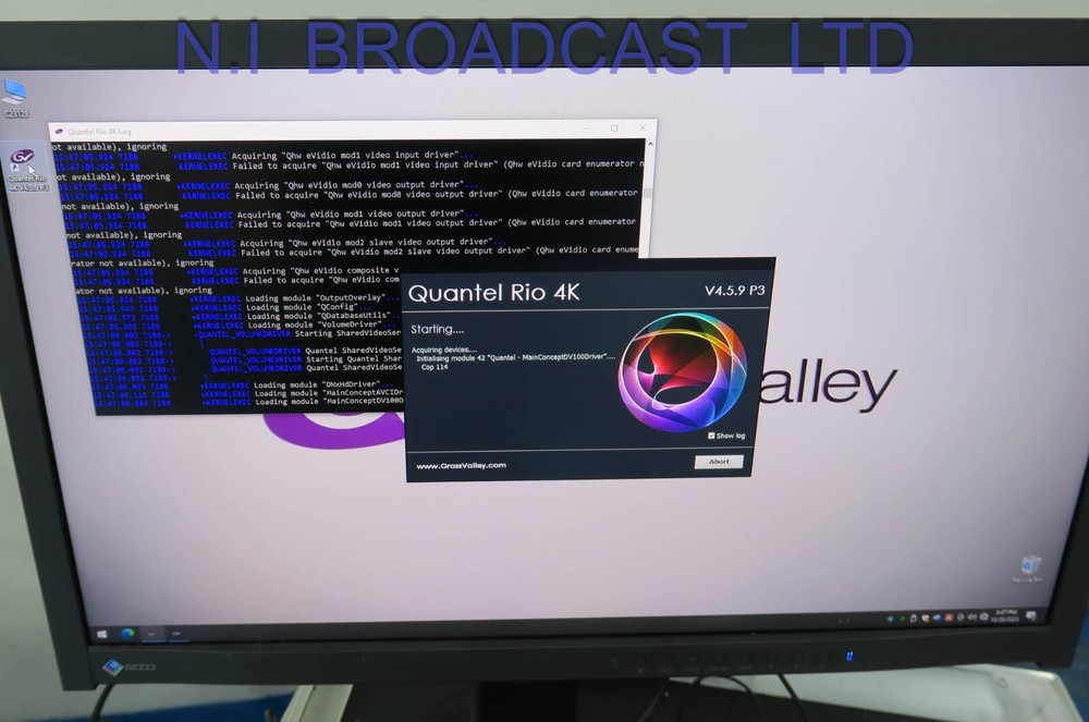 Grass Valley Quantel Rio 4K grading system with 86Tb raid arrays and more Softw