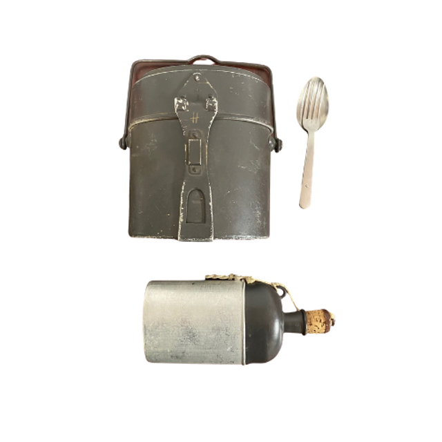 WWII Era Swiss Army Cowhide Backpack