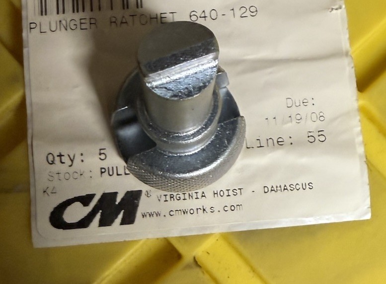 CM RATCHET PLUNGER 640-129