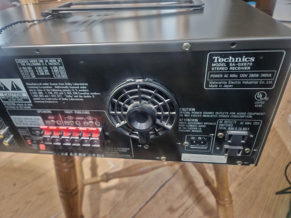 Vintage Technics SA-GX670 Stereo Receiver TESTED