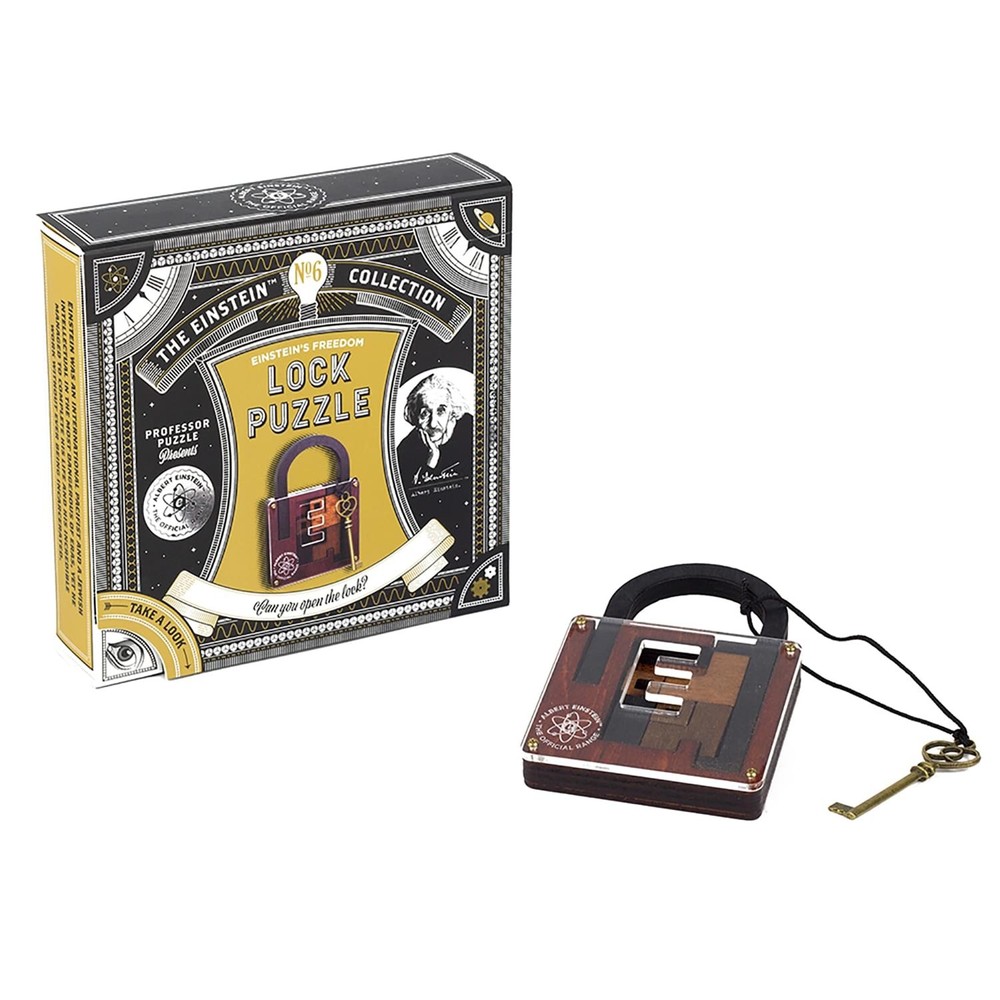 Einsteins Lock 3D Brain Teaser Puzzle