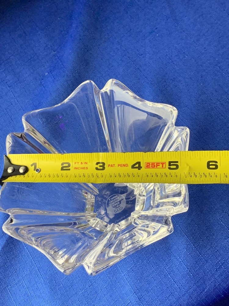 Orrefors Crystal Bowl Lars Hellsten Signed Great Hartford Open Golf Trophy