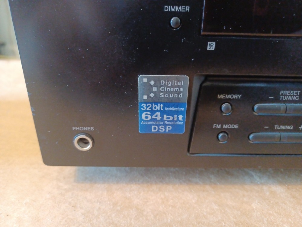 Sony Dolby Prologic II With Remote And Instructions. Tested