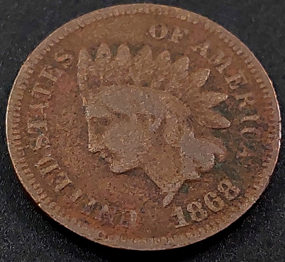 1868 Indian Head Cent!