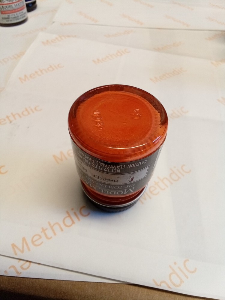TESTORS MODEL MASTER 2127 MARKER RED ENAMEL PAINT 1/2oz