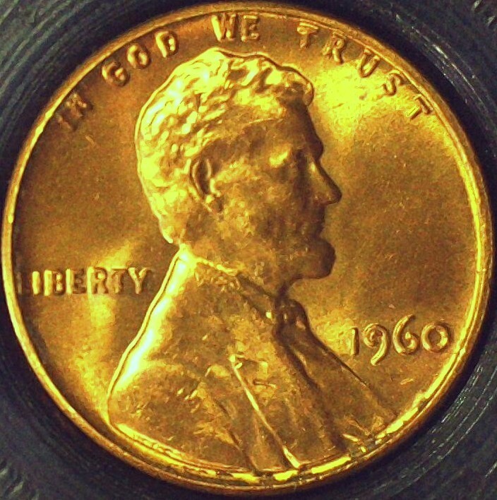 1960-P LINCOLN PENNY CUD "9"