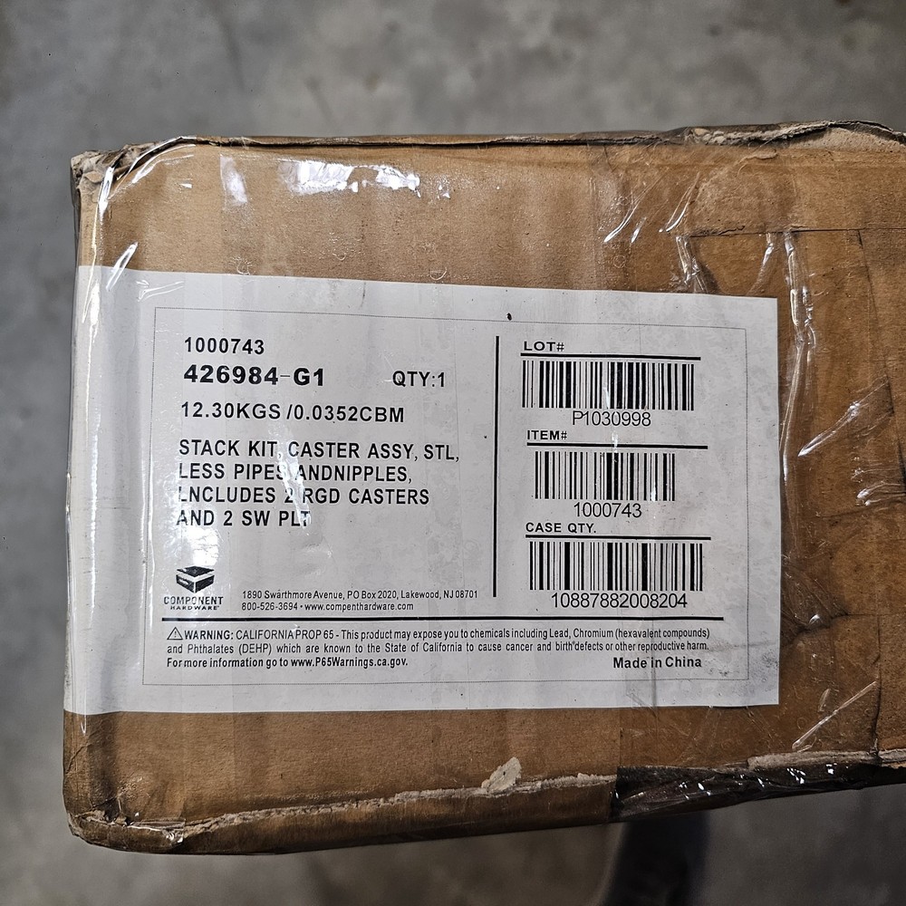 Vulcan Hart 426984-G1 STACK/E-CST Oven Stacking Kit with 6" casters. 1000743.