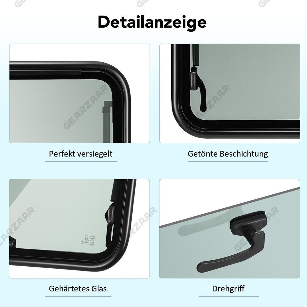Caravan window side window pop out window 700*400mm with fly screen