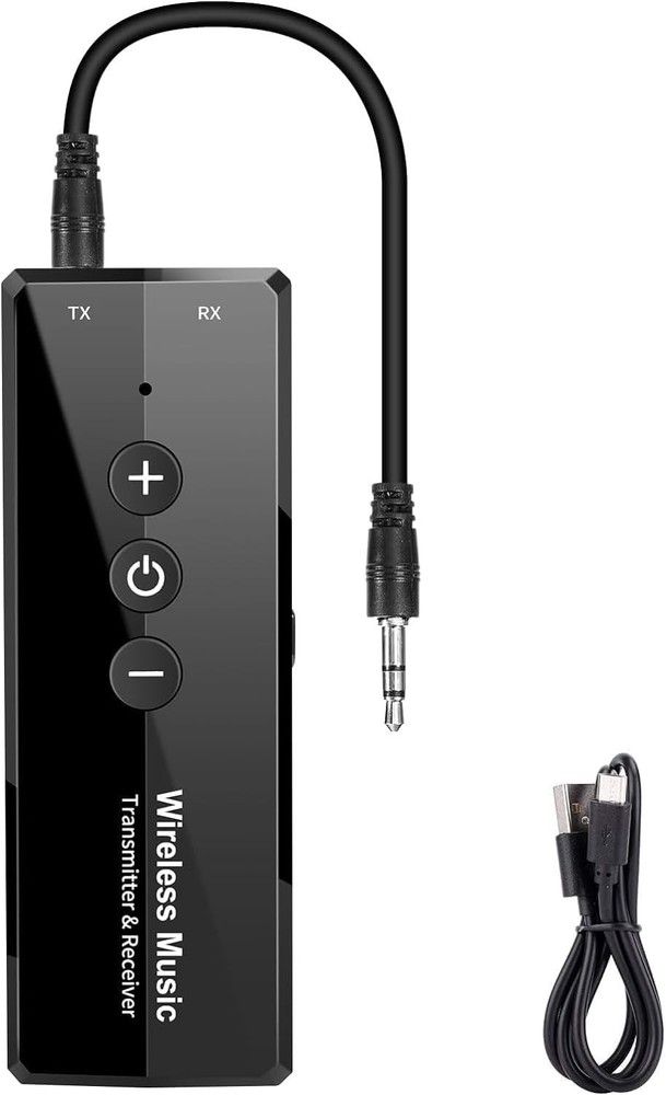Compact Bluetooth 5.3 Wireless Adapter - 3-in-1 Solution for All Audio Devices