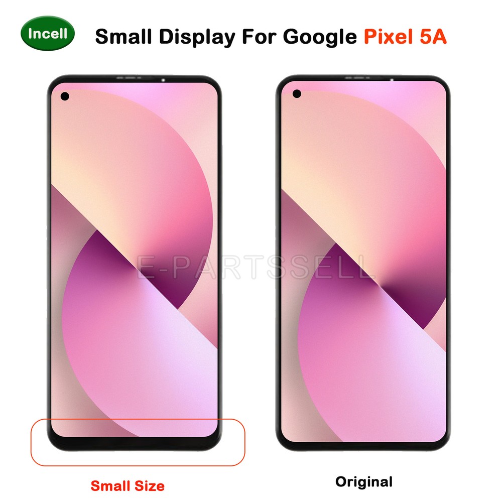 Incell For Google Pixel 5A LCD Display Screen Digitizer Assembly Replacement