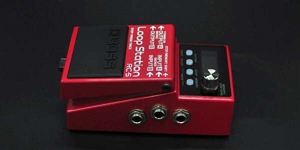 Boss RC-5 Loop Station Guitar Effect Pedal Phrase Recorder Compact Red Black