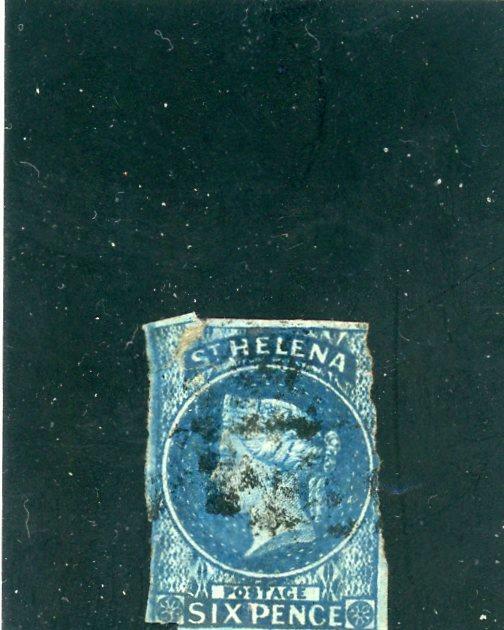 St. Helena 1856 Scott# 1 Canceled