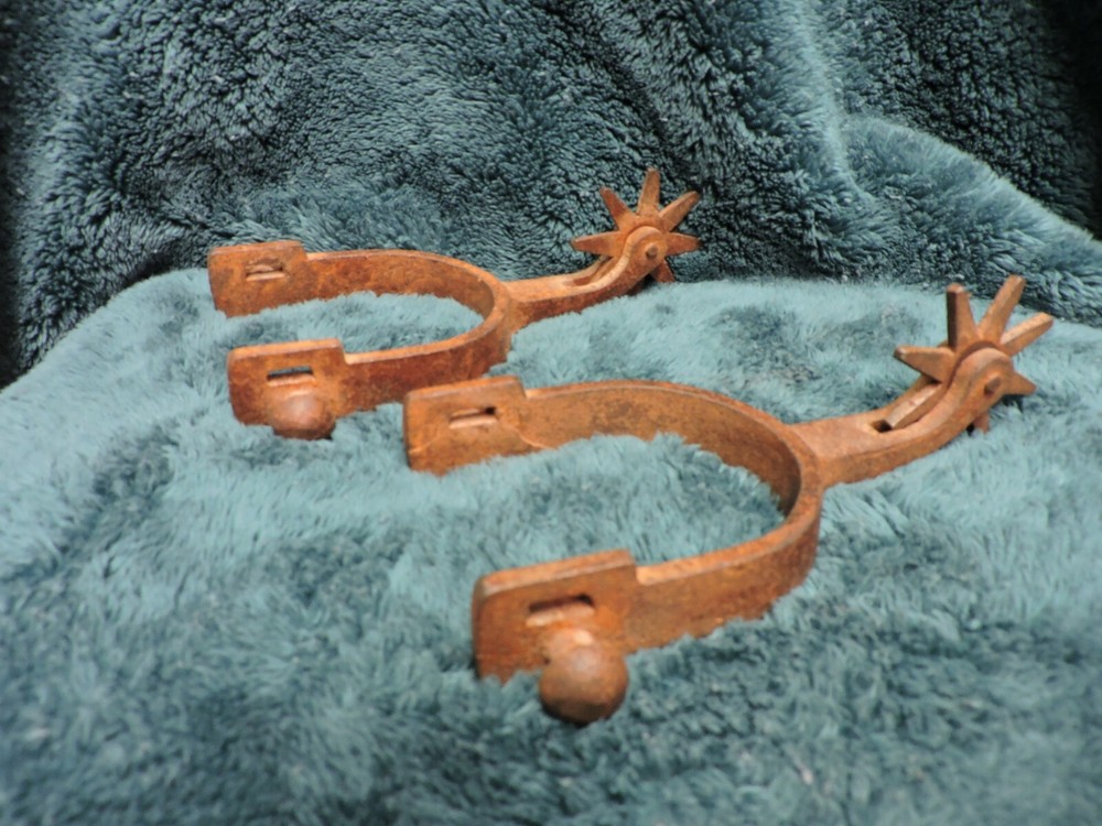 Vintage Rusty Cowboy Spurs