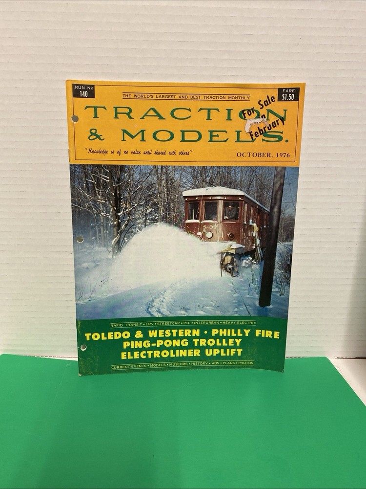 Traction And Models, October 1976 #140