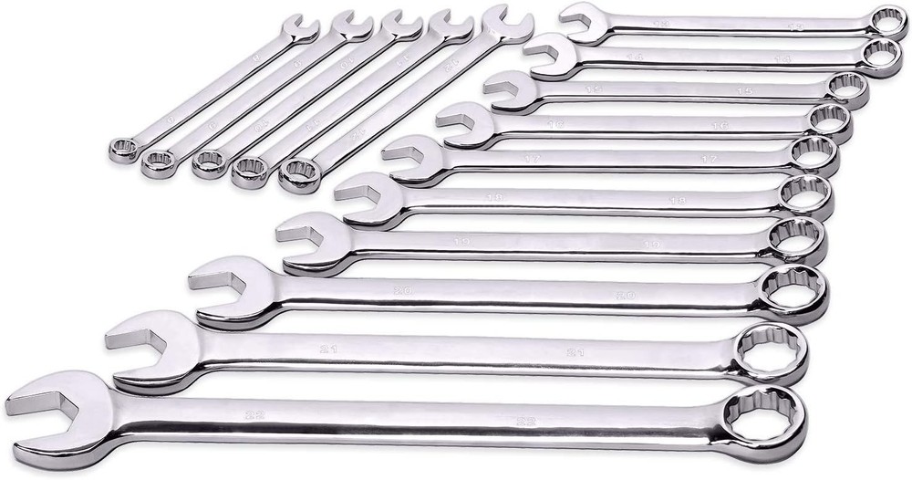 15-Piece Max Torque Wrench Set | Chrome Vanadium, 8-22mm | Organized Storage