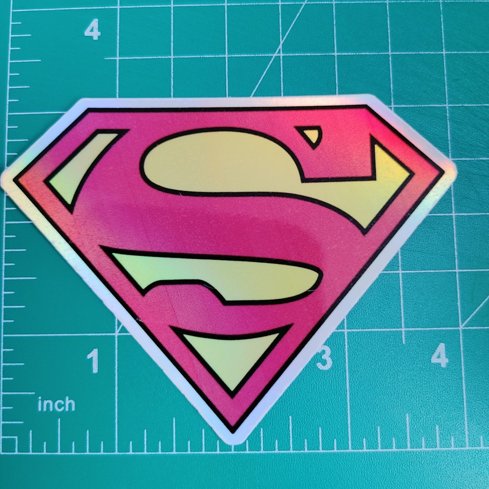 Superman Logo Foil Sticker