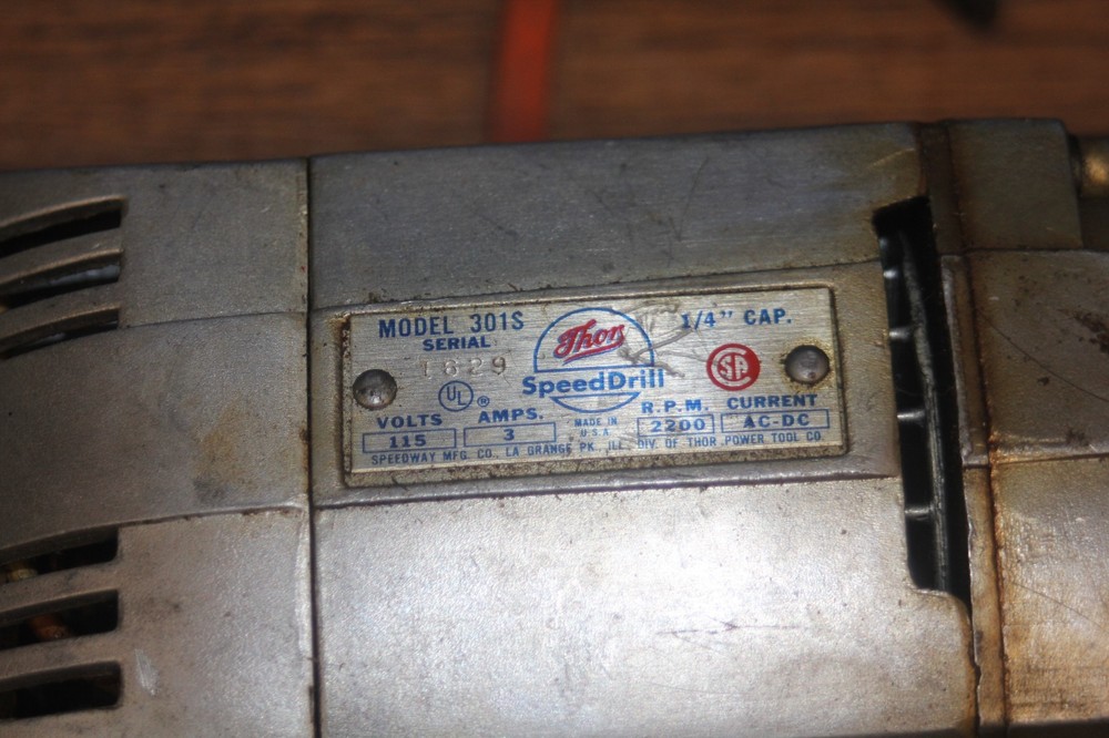 Thor Speed Drill 301S 1/4" Cap