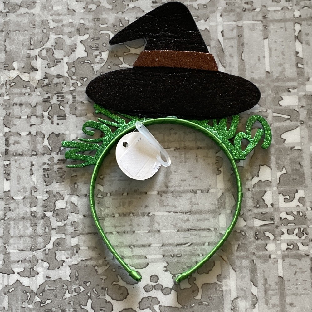 Halloween Headband Bad Witch Glitter Wicked